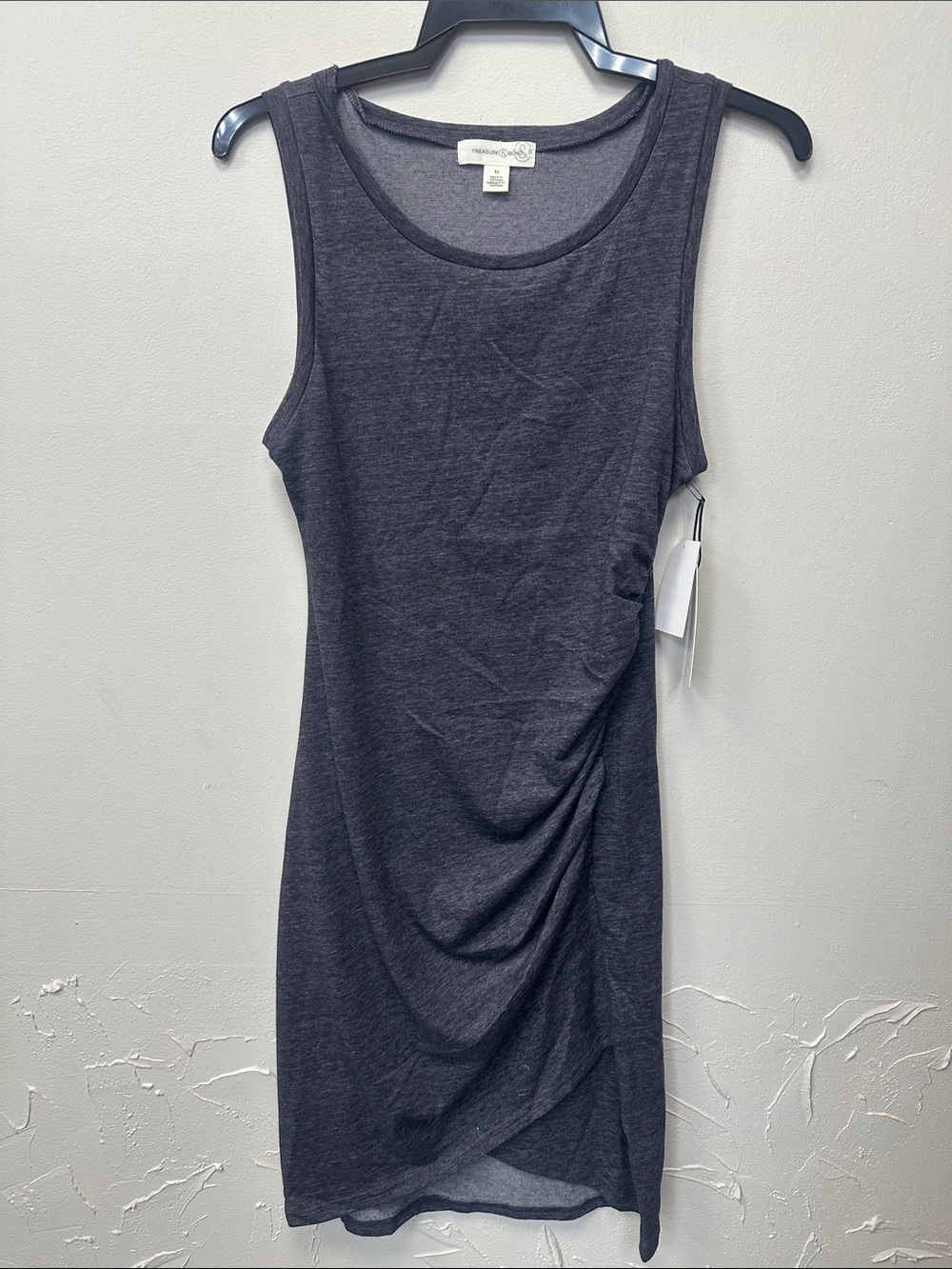 Treasure & Bond Navy Night Heather Sleeveless Shift Dress